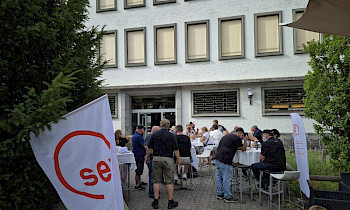 Gemeinsam den Feierabend geniessen: Treffpunkt Olten der SEV-BAU Sektion Nordwestschweiz.