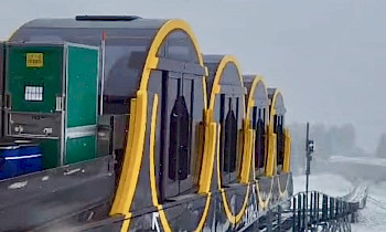 Die Stoosbahn – mit bis zu 110 Prozent Steigung die steilste Standseilbahn der Welt.